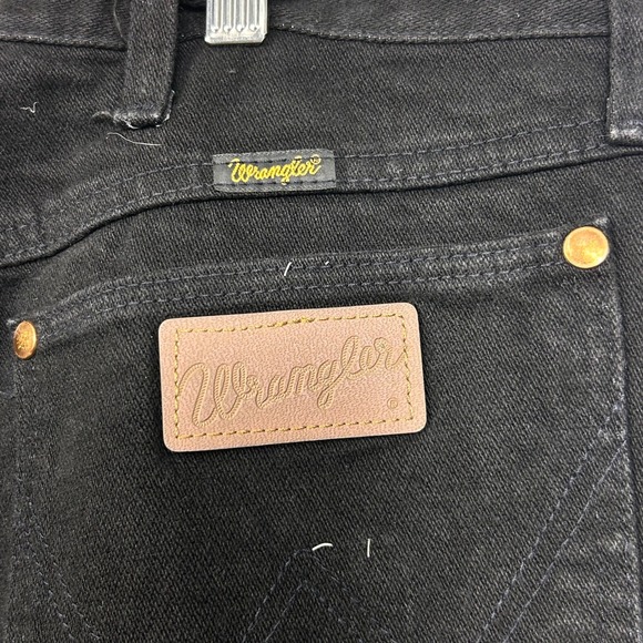 Wrangler Jeans Mens 40x30 Black Cowboy Cut Original Fit Made in USA NWT - Picture 7 of 12